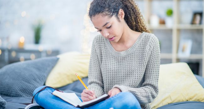 Teen Creative Writing and Journaling - one of the recommended trauma activities for youth