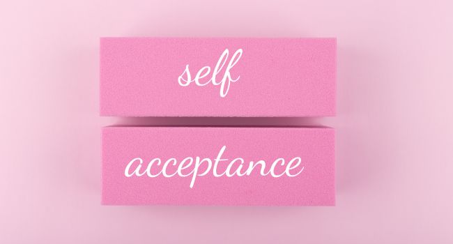 an image of self-acceptance